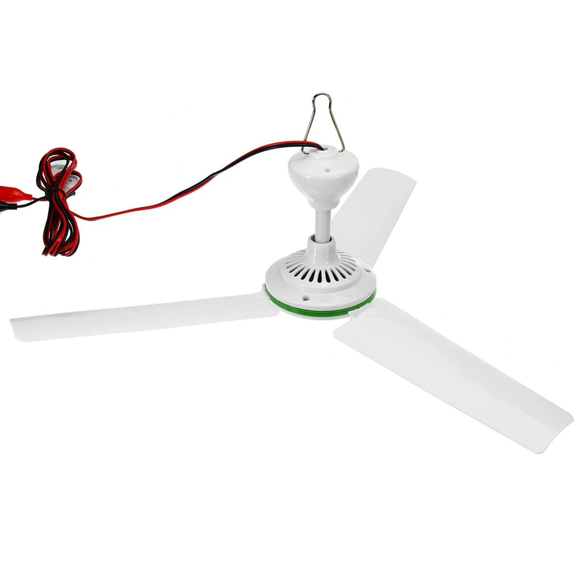 Environmental-friendly 12V 6W Solar Ceiling Fan Solar Powered Cooling Fans Small Air Conditioning Appliances Portable Ac