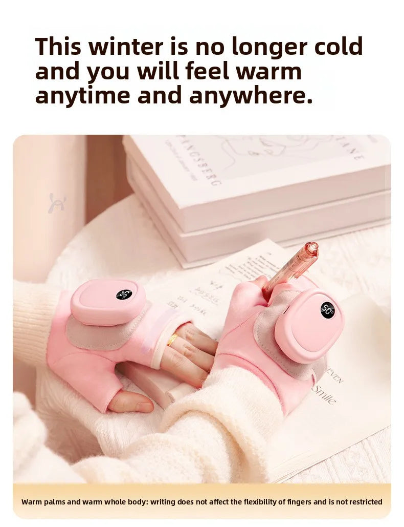 Graphene Heated Gloves Portable Winter Wearable Hand Warmer Handheld
