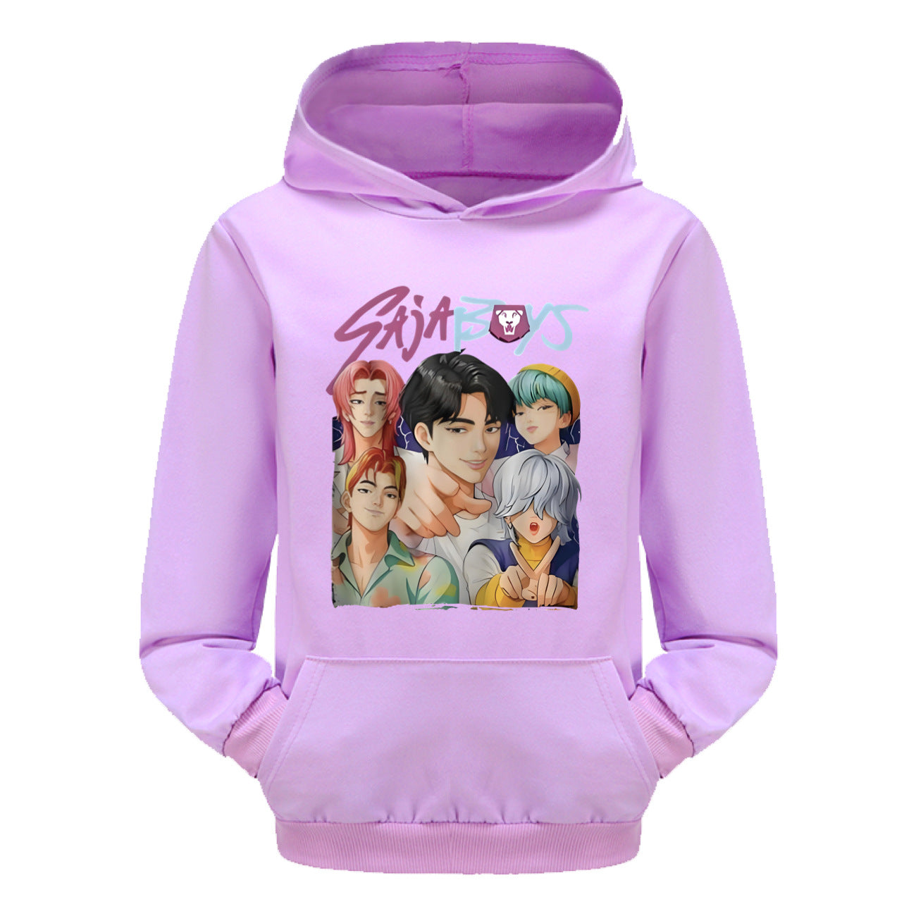 KPop Demon Hunters SAJABOYS Hoodie Kids Clothes Girls Clothing Fashion Teen Boy Clothes Spring Autumn Sweatshirt Children's Tops