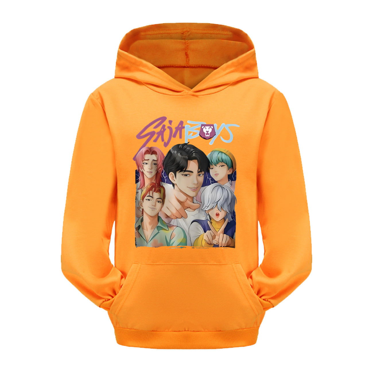 KPop Demon Hunters SAJABOYS Hoodie Kids Clothes Girls Clothing Fashion Teen Boy Clothes Spring Autumn Sweatshirt Children's Tops