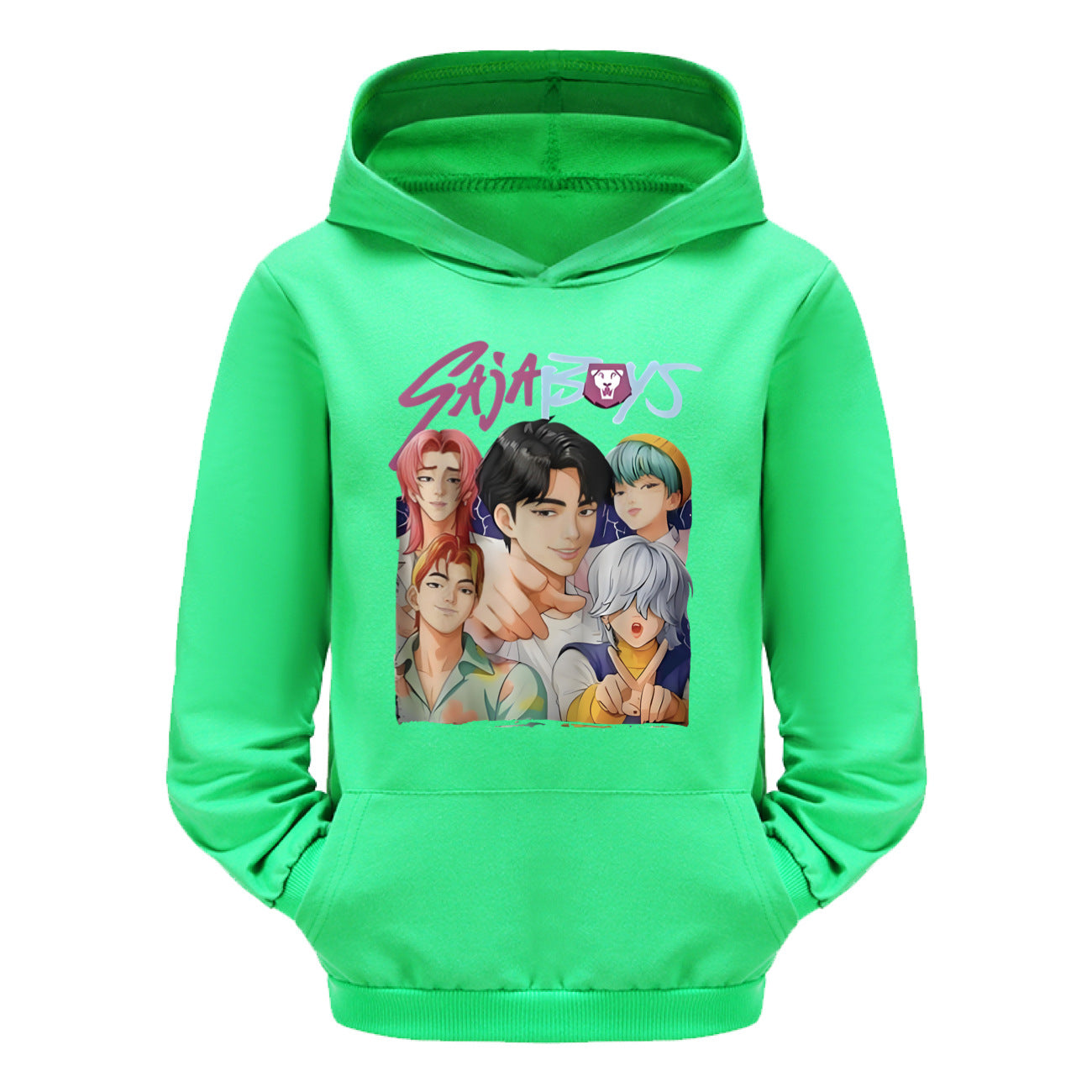 KPop Demon Hunters SAJABOYS Hoodie Kids Clothes Girls Clothing Fashion Teen Boy Clothes Spring Autumn Sweatshirt Children's Tops
