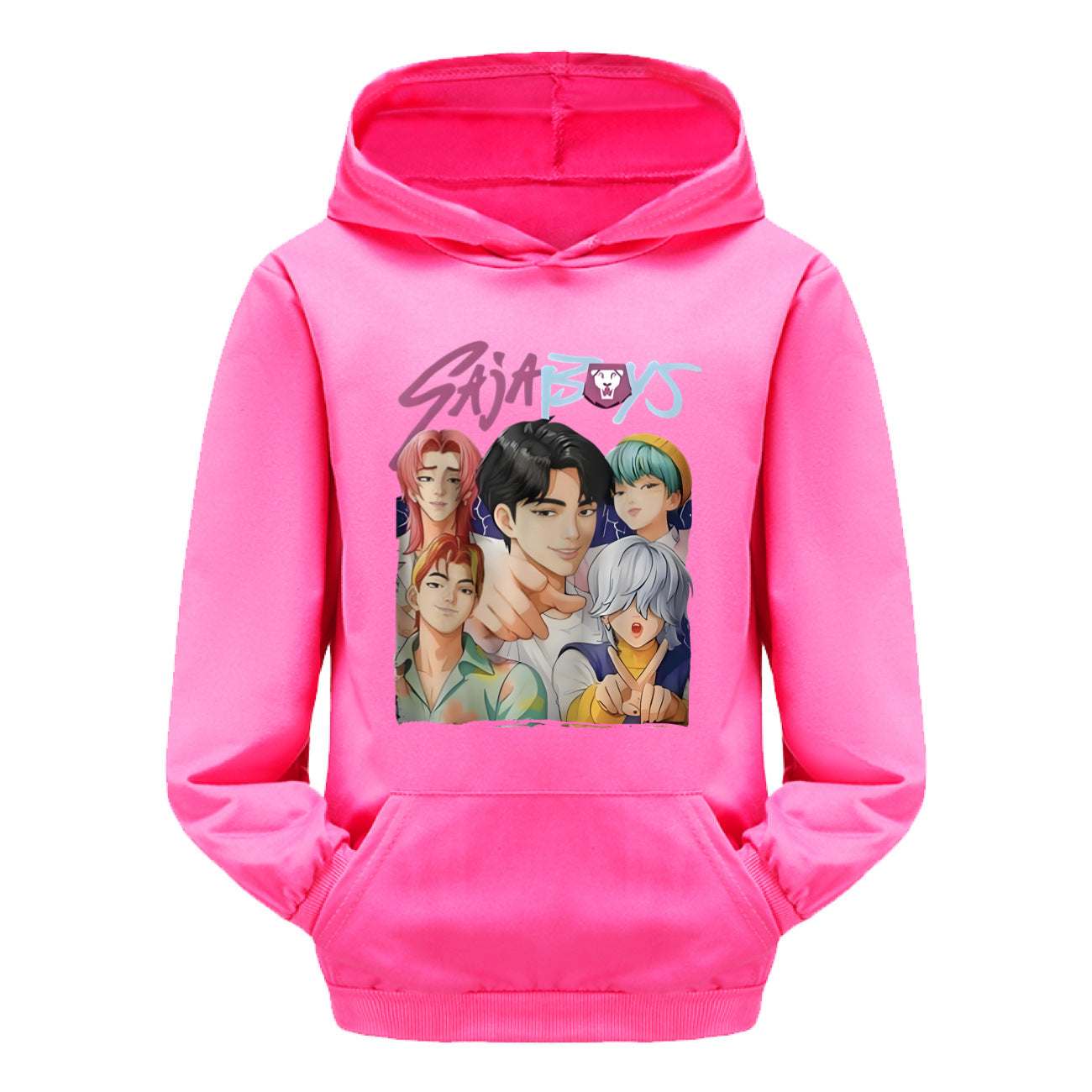 KPop Demon Hunters SAJABOYS Hoodie Kids Clothes Girls Clothing Fashion Teen Boy Clothes Spring Autumn Sweatshirt Children's Tops