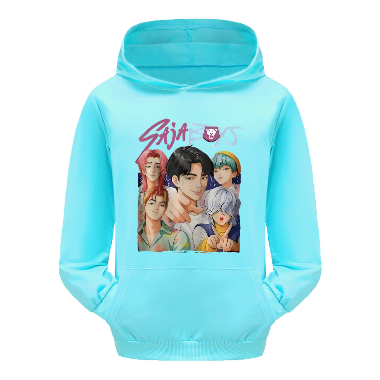 KPop Demon Hunters SAJABOYS Hoodie Kids Clothes Girls Clothing Fashion Teen Boy Clothes Spring Autumn Sweatshirt Children's Tops
