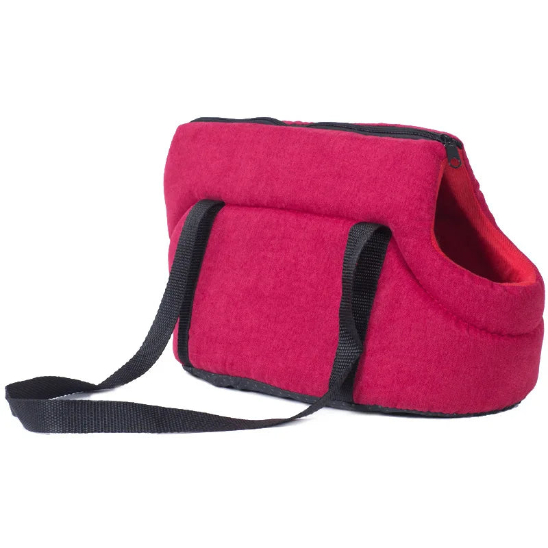 Collapsible Single Shoulder Pet Bag Pet Outdoor Backpack Double Shoulder Bag Dog Cat Crossbody Bag Car Ventilated Pet Backpack