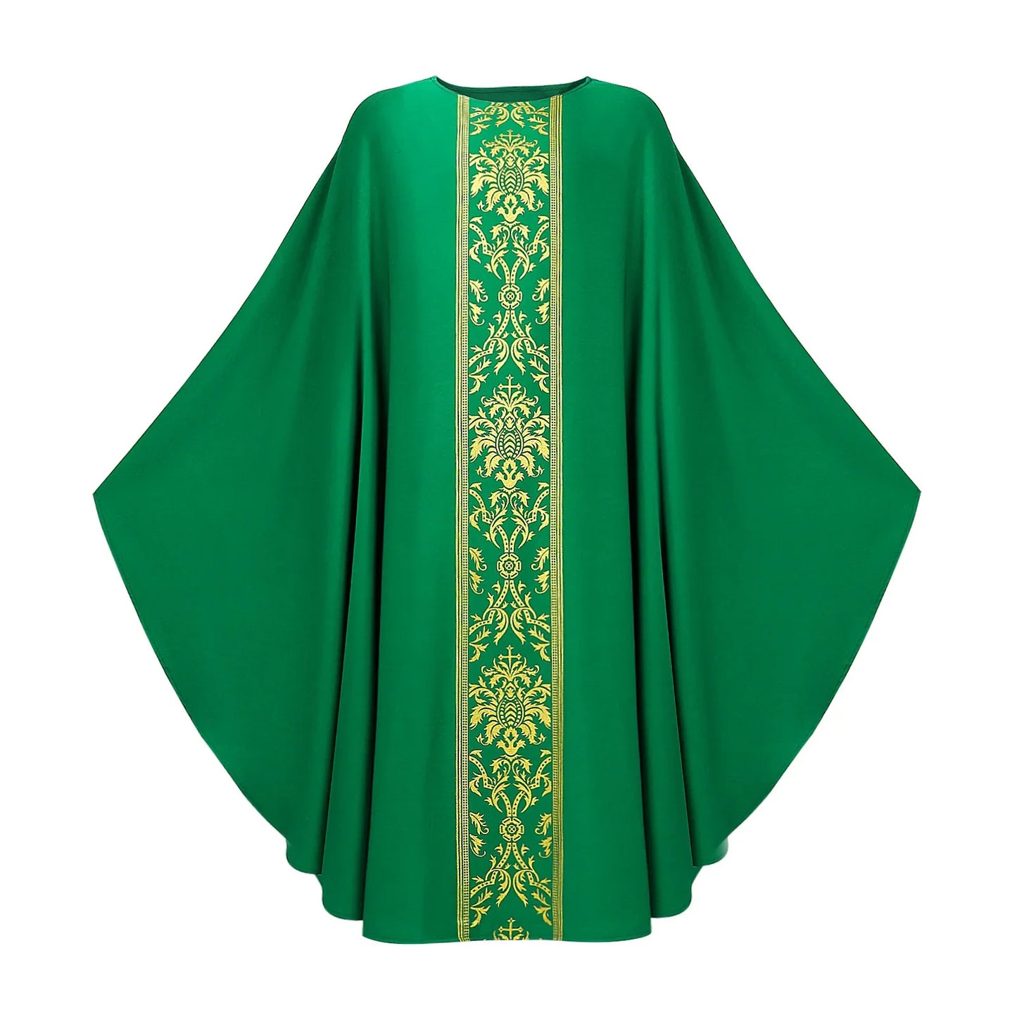 Halloween Priest Religious Robe Cosplay Costume Costume Robe Chasuble Priest Vintage Baggy Robe Gown Cape Party Outfit for Adult