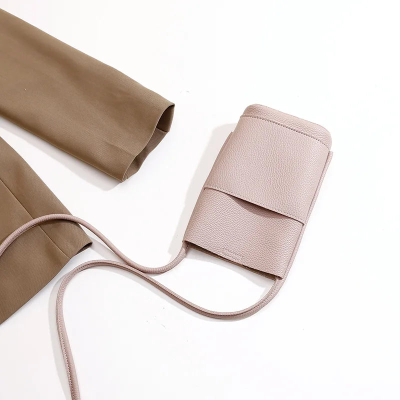 Luxury Design PU Leather Phone Bag Custom Letters Woman Cross Body Bag Fashion Travel Lady Engraving Shoulder Bags Wallet Pouch