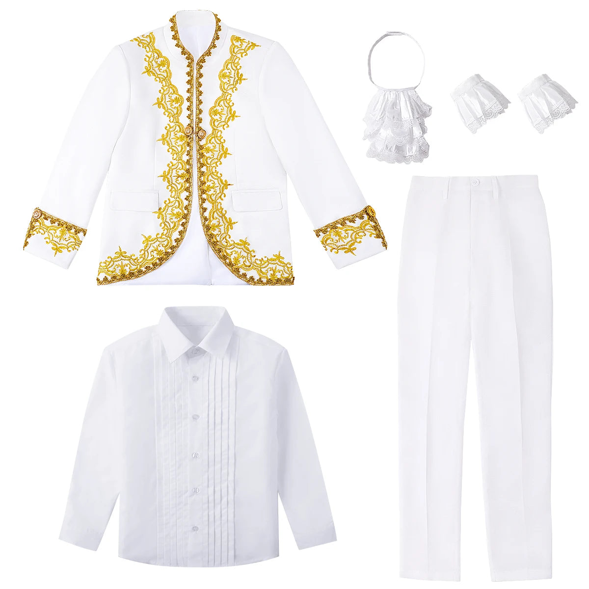 Boys Suit kids Prince Costume Halloween Carnival Outfit Teenager Wedding Photography Graduation Prom Birthday Party Gift Tuxedo