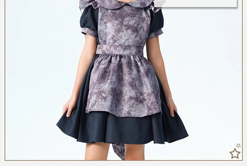 2025 New Halloween Costume Witch Dress Casual Fashion Versatile Dress for Women