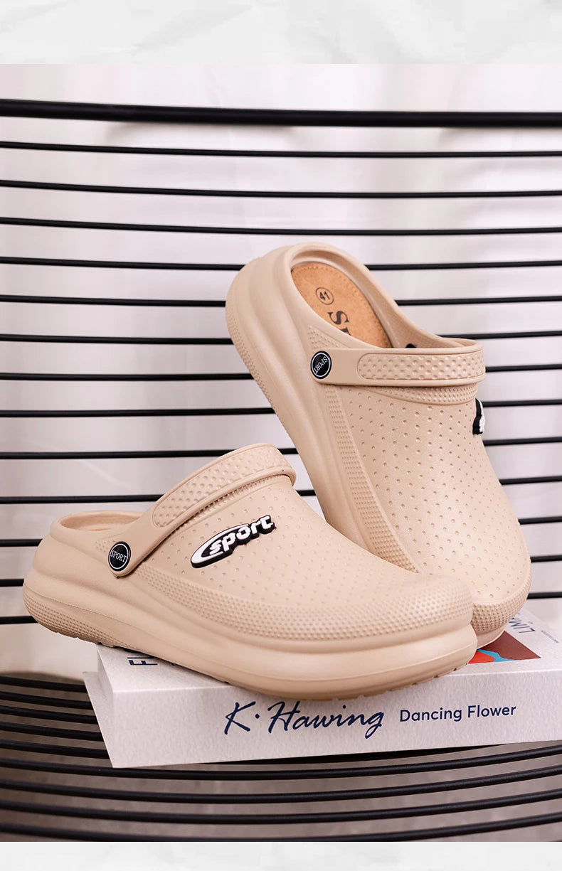 Men Flip Flops Summer Shoes Man Outside Beach Slippers EVA Light Soft Slipper Unisex Footwear Male Sandals Women Trend Sandals