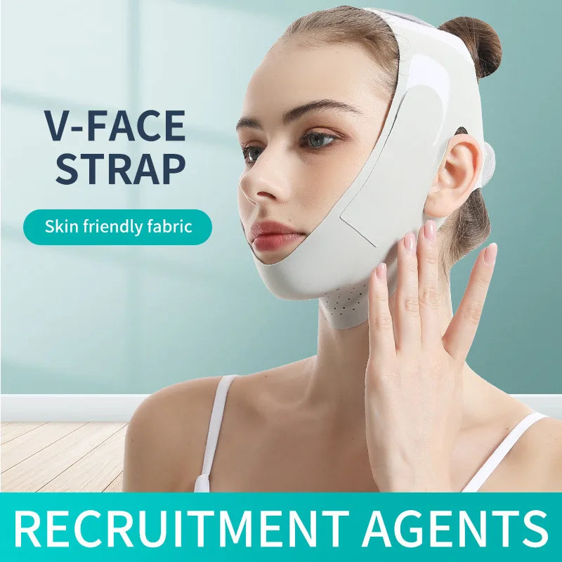 Reusable Face Slimming Bandage V Line Face Shaper Women Chin Cheek Lift Up Belt Facial Massage Strap Face Skin Care Beauty Tools