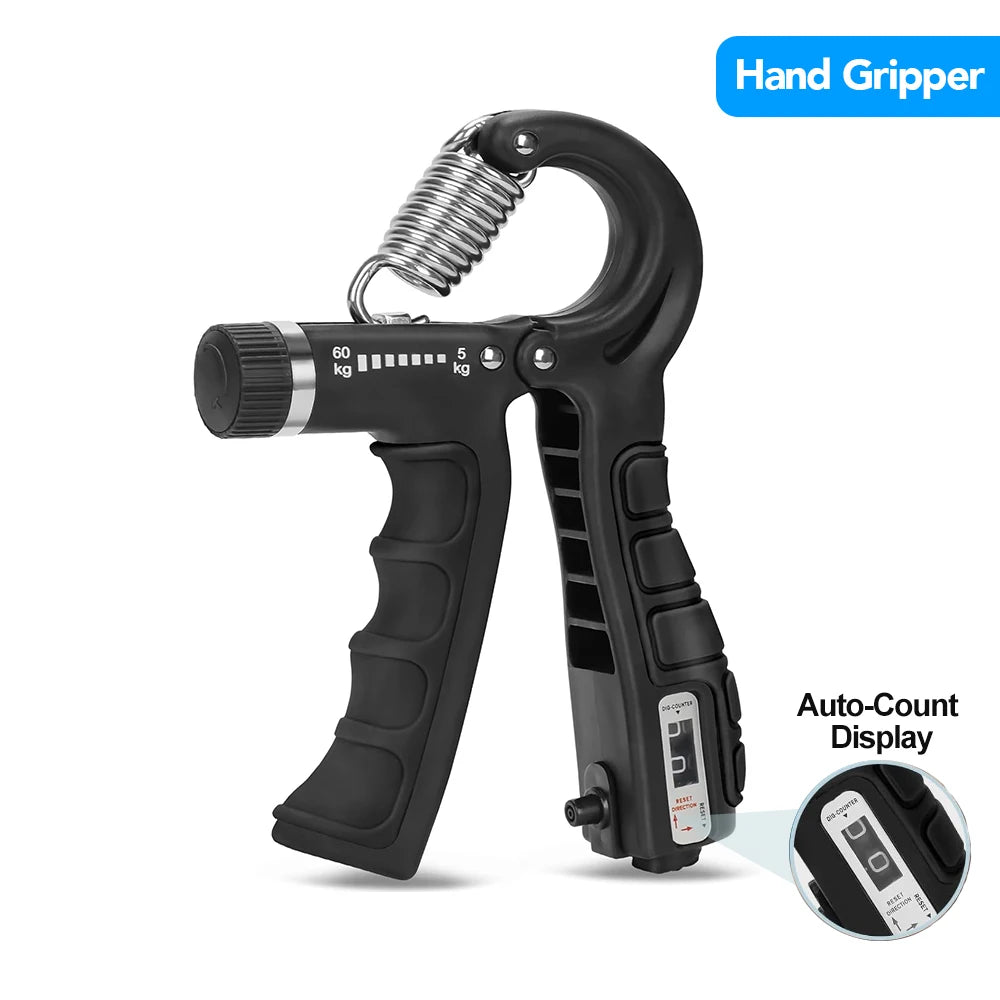 5-60Kg Adjustable Heavy Hand Gripper Fitness Hand Exerciser Grip Wrist Training Finger Gripper Hand Strengthener for Patient