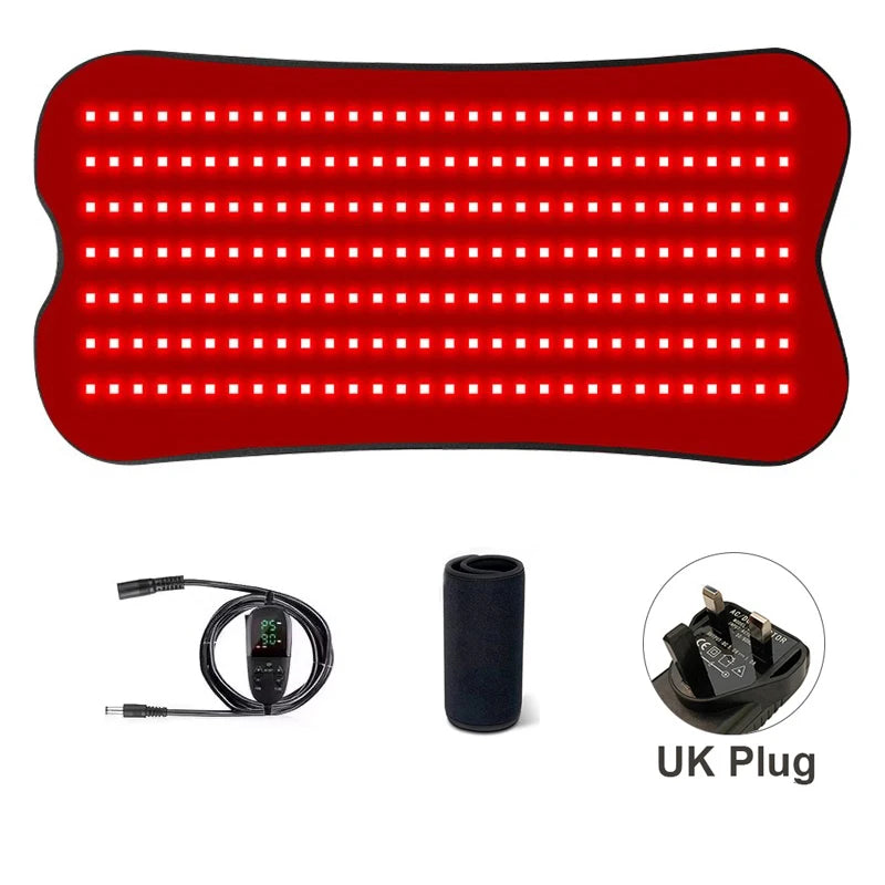 210 LEDs red Infrared Light Therapy Pad Beauty Devices portable 660nm 850nm Relax Pad for face,body back knee hands feet relief