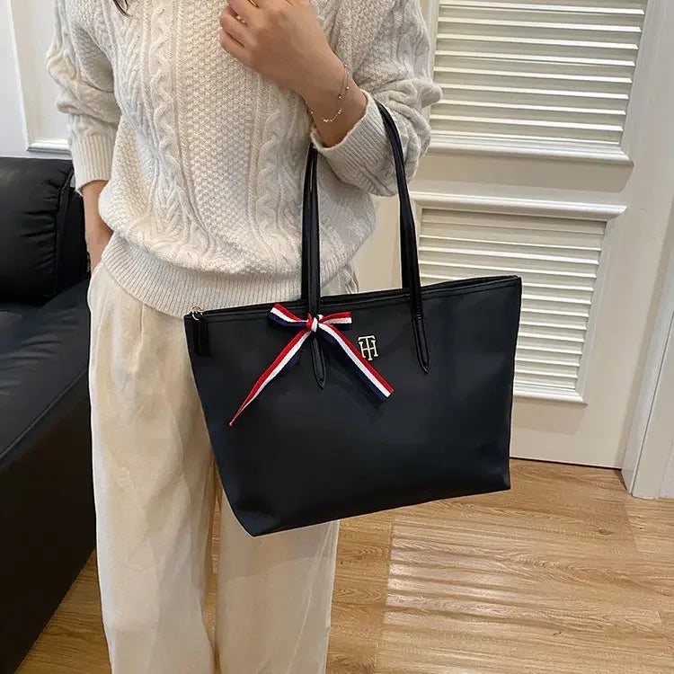 Vintage Elegant Diaper Bag: Luxury Crossbody Handbag For Women With Designer Letter Logo And Large Capacity Tote Function