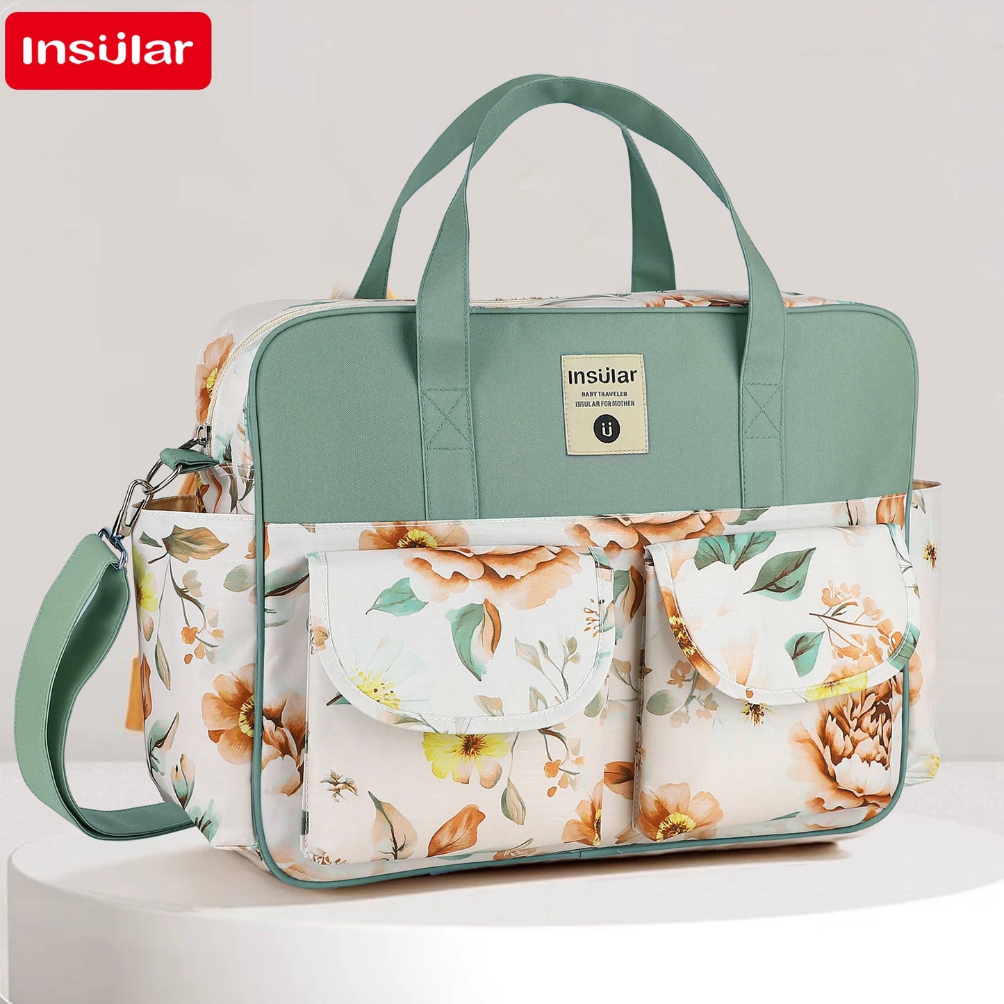 OutdoorsCartoon Waterproof Tote Fashion Mommy Bags Oxford Fabric Travel Women Handbag Shoulder Bag Large Capacity Diaper Bag