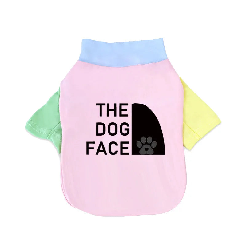 1 PC Pet T-Shirt, Cats & Dogs Soft Pure Cotton Teddy Bear Dopamine Vest. Shih Tzu, Siamese Cat Little Pet Daily Outfit