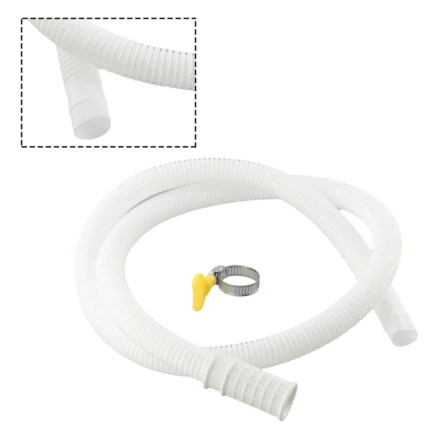 1M Swimming Pool Hose Water Hose Inground Swimming Swimming Cleaner Pipe Suction Vacuum Replacement Pool Hose Diameter 17mm