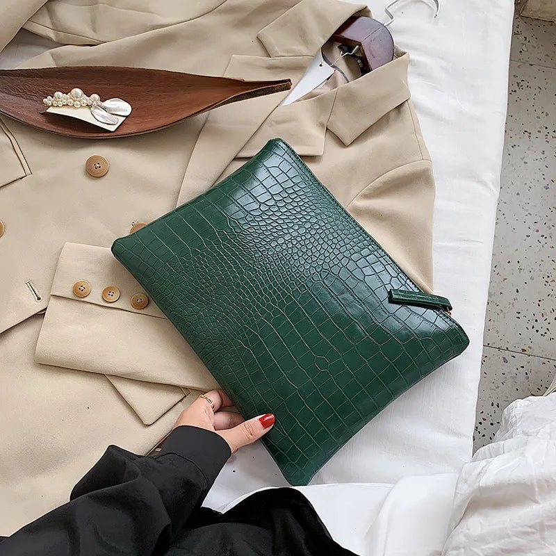 Fashion Luxury Handbags Women Bag PU Leather Clutch Ladies Evening Envelope Bag Female Day Clutches Purse Portable Wristlet Bag