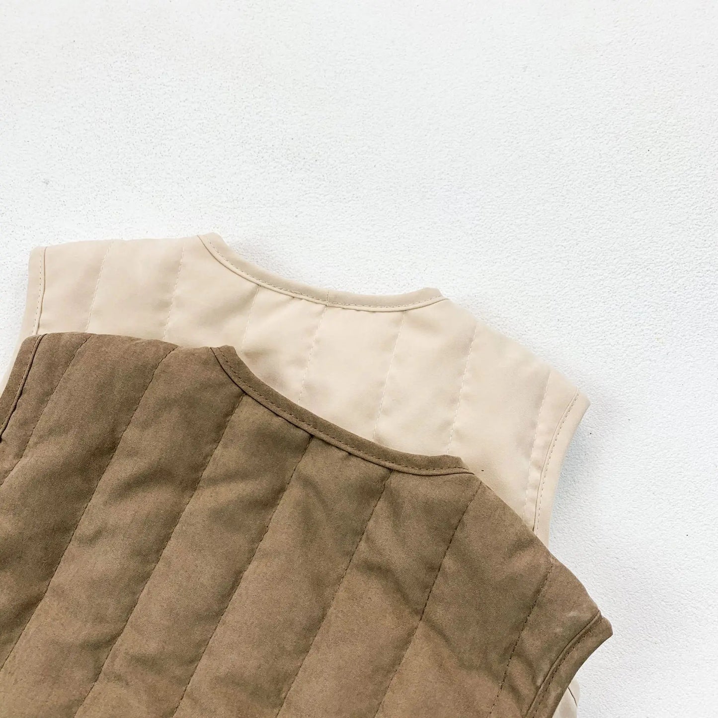 Korean Baby Vests Hat Set Fall Spring Kids Waistcoat for Girls Boys Jackets for Children Outerwear Coats Toddler Infant Clothes