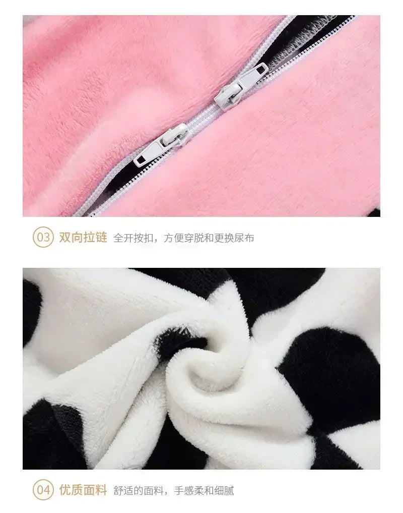 Newborn Baby Deer Animal Cartoon Romper Clothes Girls Pajamas Long Sleeve Hooded Onesies Infant Boys Costumes For Christmas