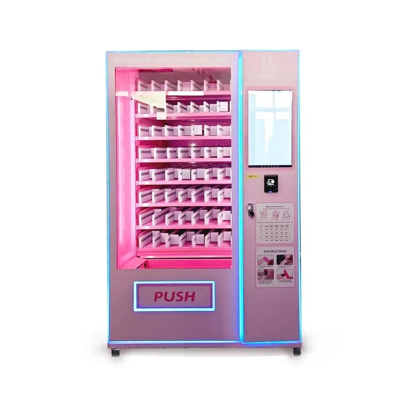 Automatic Makeup Dispenser Machine with LED Display, Smart Beauty Vending Solution for Stores and Public Locations