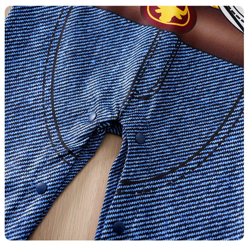 0-24 months newborns Baby Clothes One-Piece Cartoon Anime short-Sleeved Trousers Banquet Summer Fashion neonatal clothing