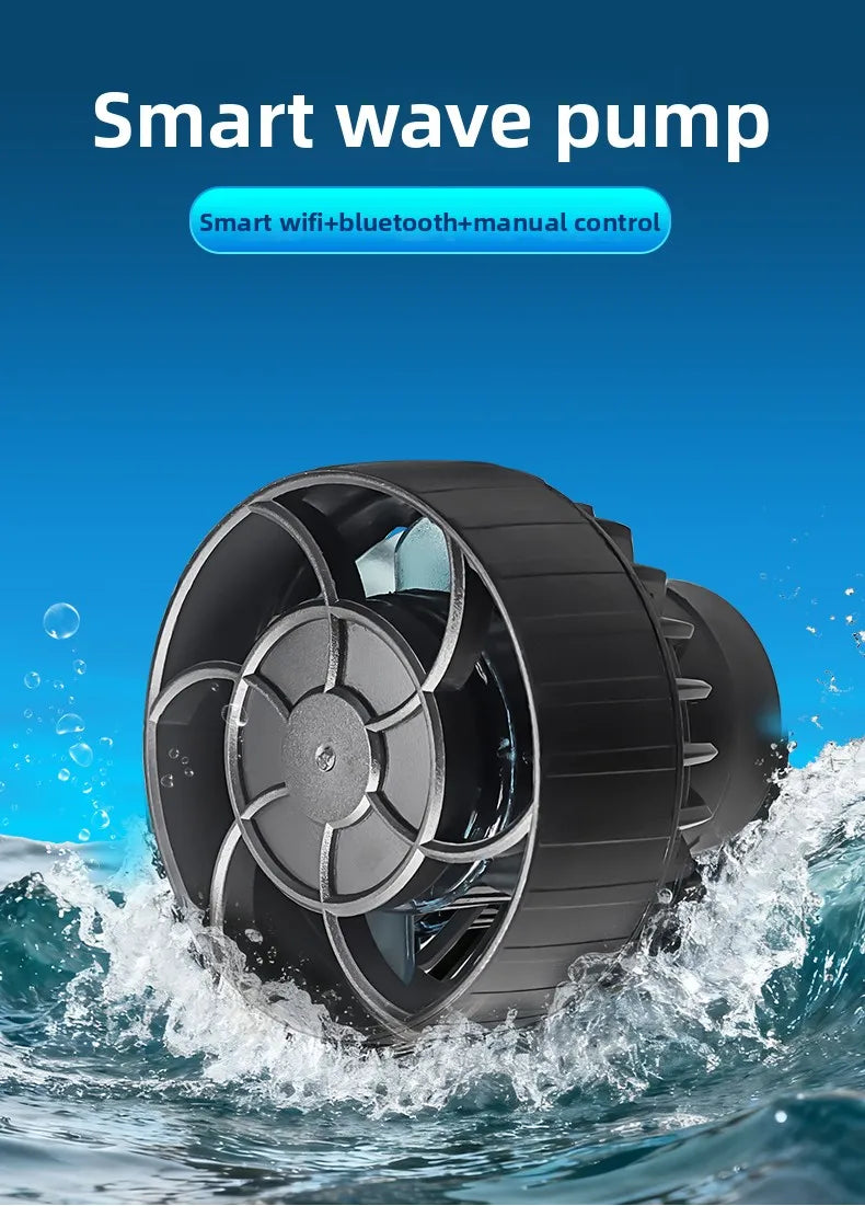 Jebao jecod fish tank wave pump ELW coral cylinder aquarium intelligent WIFI wave pump oxygen-enhancing bottom blower