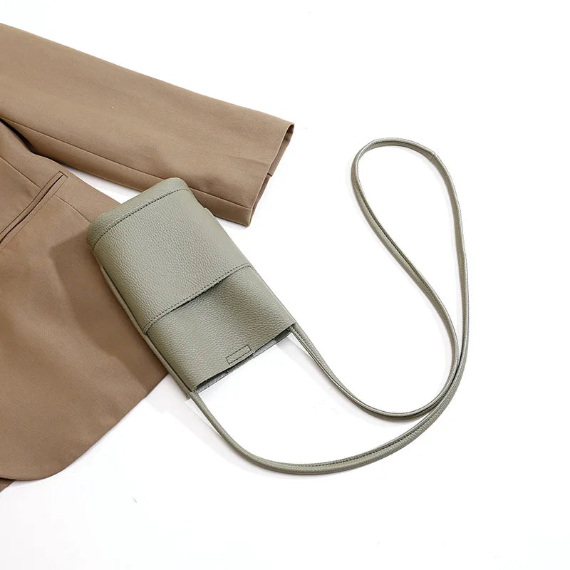 Luxury Design PU Leather Phone Bag Custom Letters Woman Cross Body Bag Fashion Travel Lady Engraving Shoulder Bags Wallet Pouch