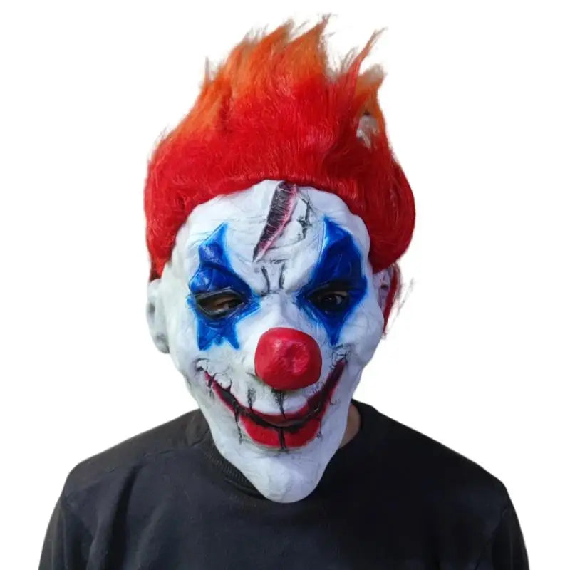 Halloween Various Clown Mask Cosplay Party Mask Latex Masks Helmet NPC Funny Prank Scare Headgear Bar Party Costume Props Mask