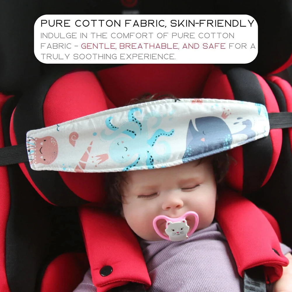 Baby Car Seat Head Support Strap Infant Stroller Safety Pillows Fastening Belt Adjustable Boy Girl Playpens Baby Head Positioner