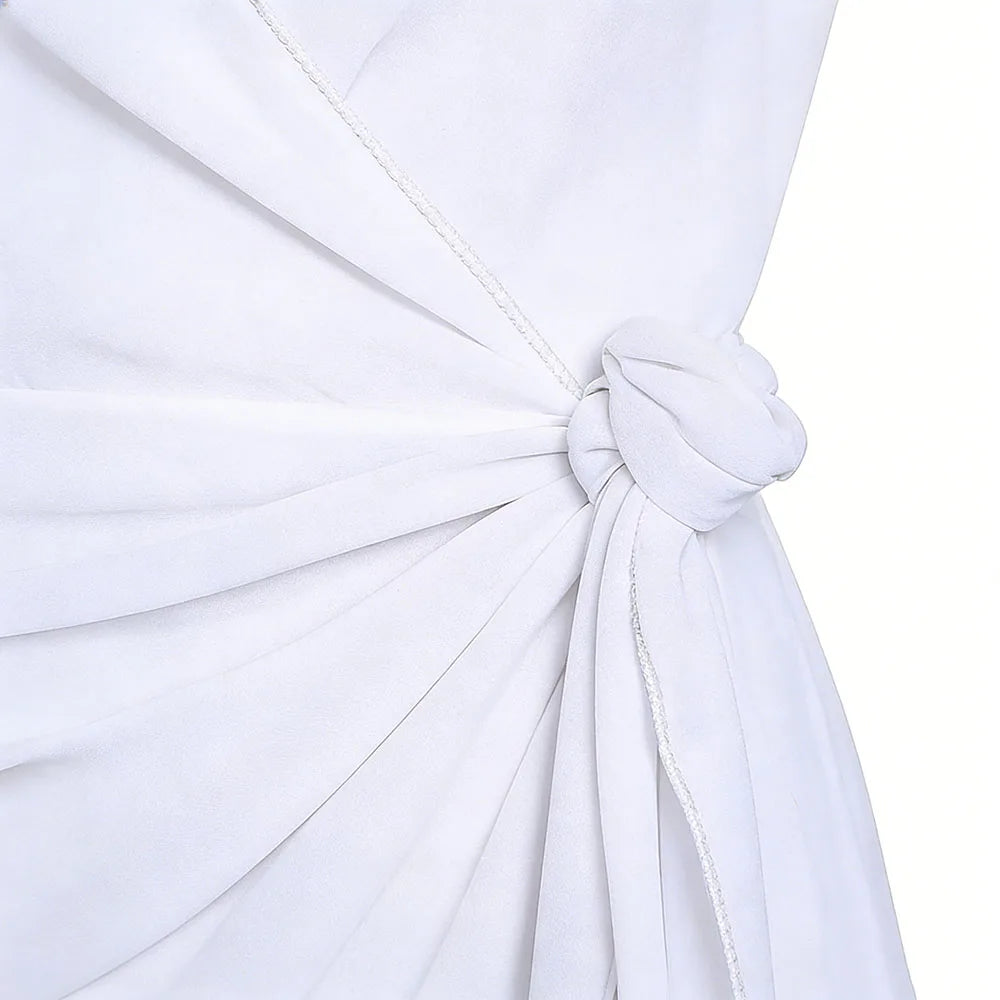 Summer Vacation Bikini Beach Skirt Women Beach Swimming Chiffon Skirt Lightweight Scarf Beach Swimsuit Hoodie Strap Design Sexy