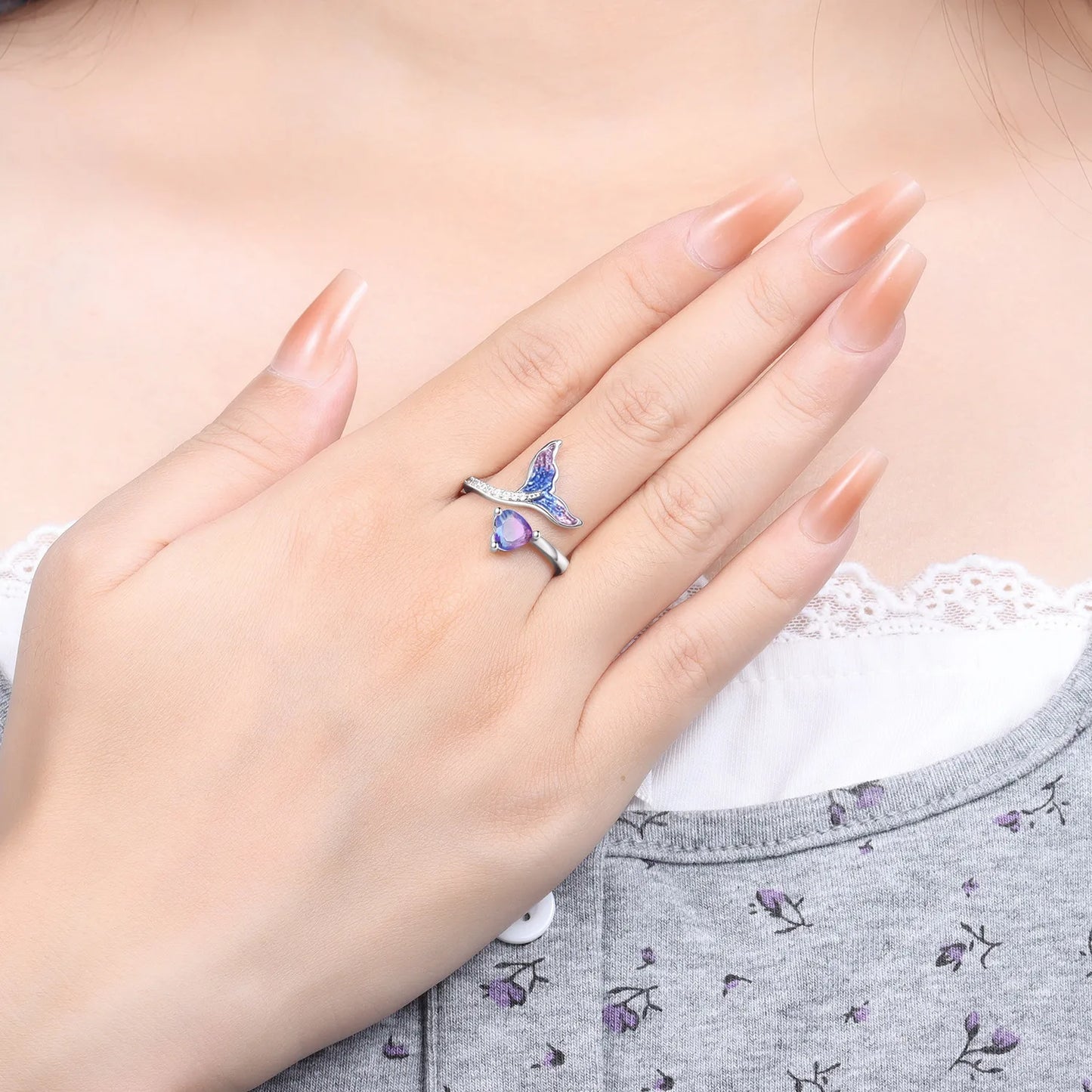 Original 925 Sterling Silver Zircon Bone Balloon Dog Adjustable Open Ring Fine Jewelry Luxury Gift for Women Birthday Party 2026