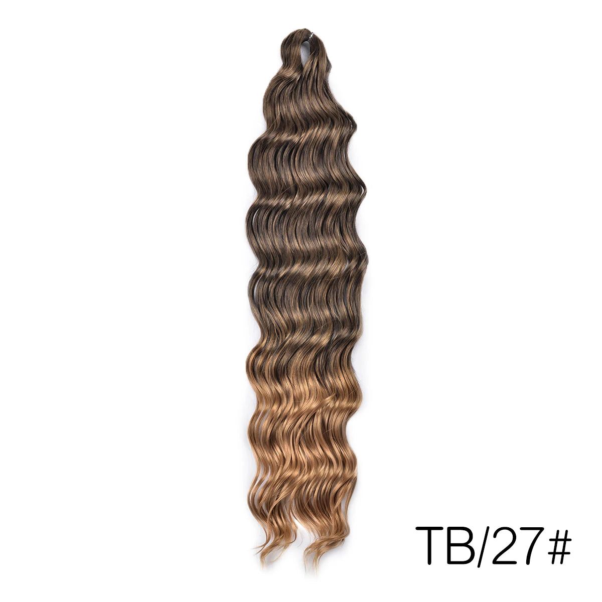 Anna Curl Synthetic Braiding Hair Loose Deep Wave 24 Inch Crochet Hair Extensions Water Wave Twist Pink Color Hair for Women
