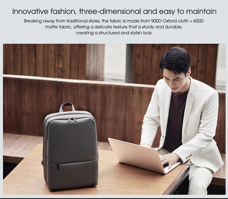 NEW Original Xiaomi Classic Business Backpack 2 Fashion Laptop Bag for Men and Women Travel Large Capacity Backpack