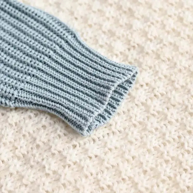 Autumn Baby Knitted Romper Headband Hat Socks Set 3Pcs Solid Color Newborn Outfit Cotton Warm Infant Shower Clothing Gifts