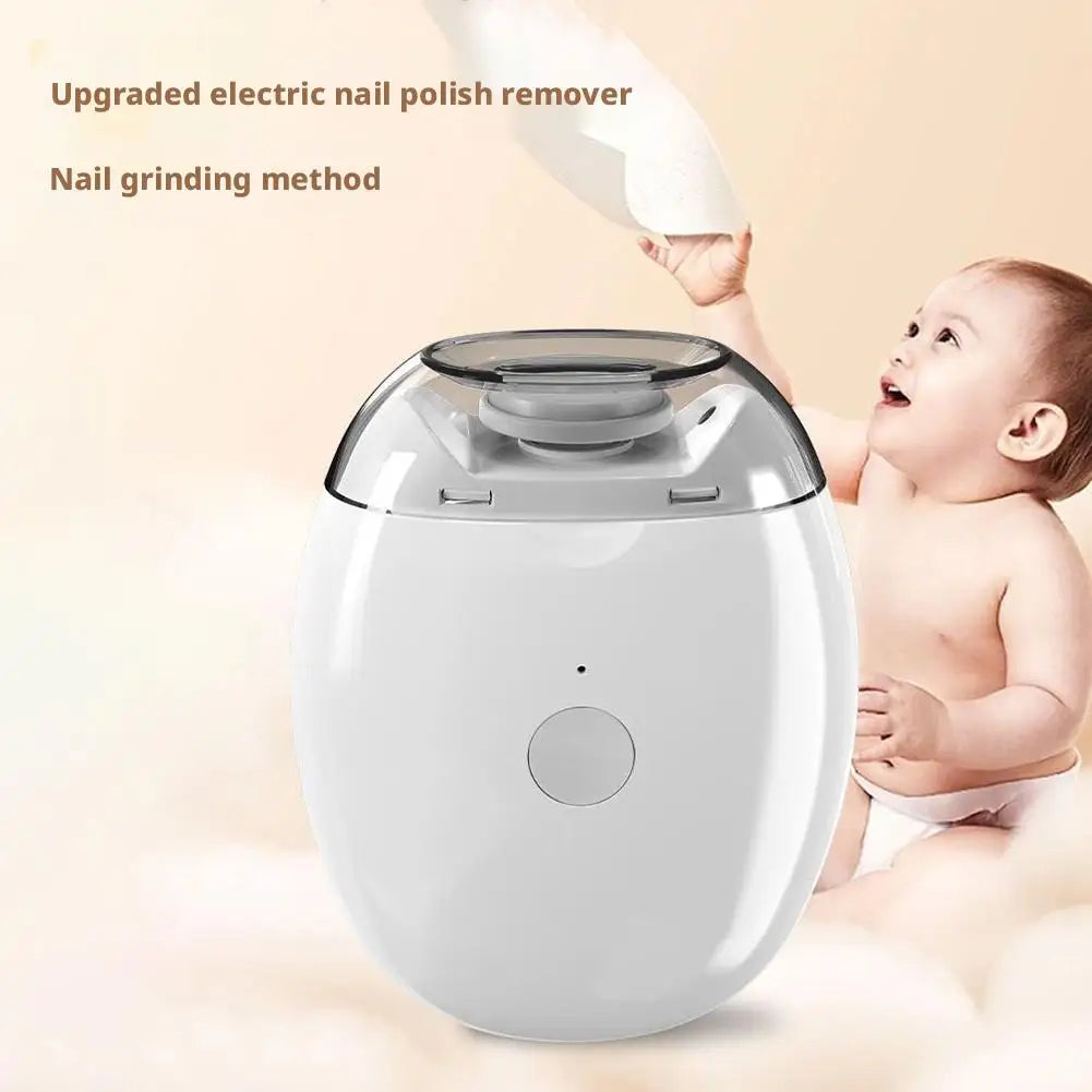 2 IN 1 Electric Nail Clipper Cutter with LED Light Automatic Nail Grinder Trimmer for Baby Adult Mini Manicure Tools Nail Care