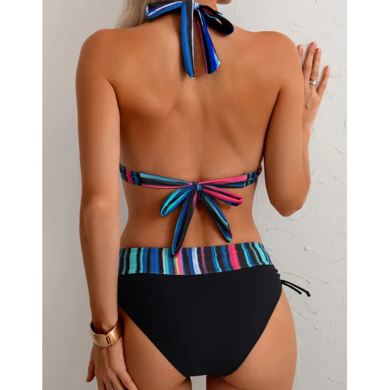 Striped Sexy Bikinis 2026 Women Swimwear Female Swimsuit For Swim Wear Bathing Suits Brazilian Bikini Set Beachwear Pool Bather