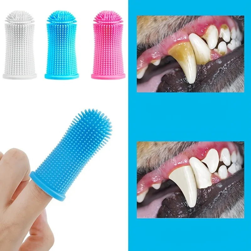 3pcs Softest Pet Toothbrush, Perfect for Cleaning Your Dog or Cat'S Teeth