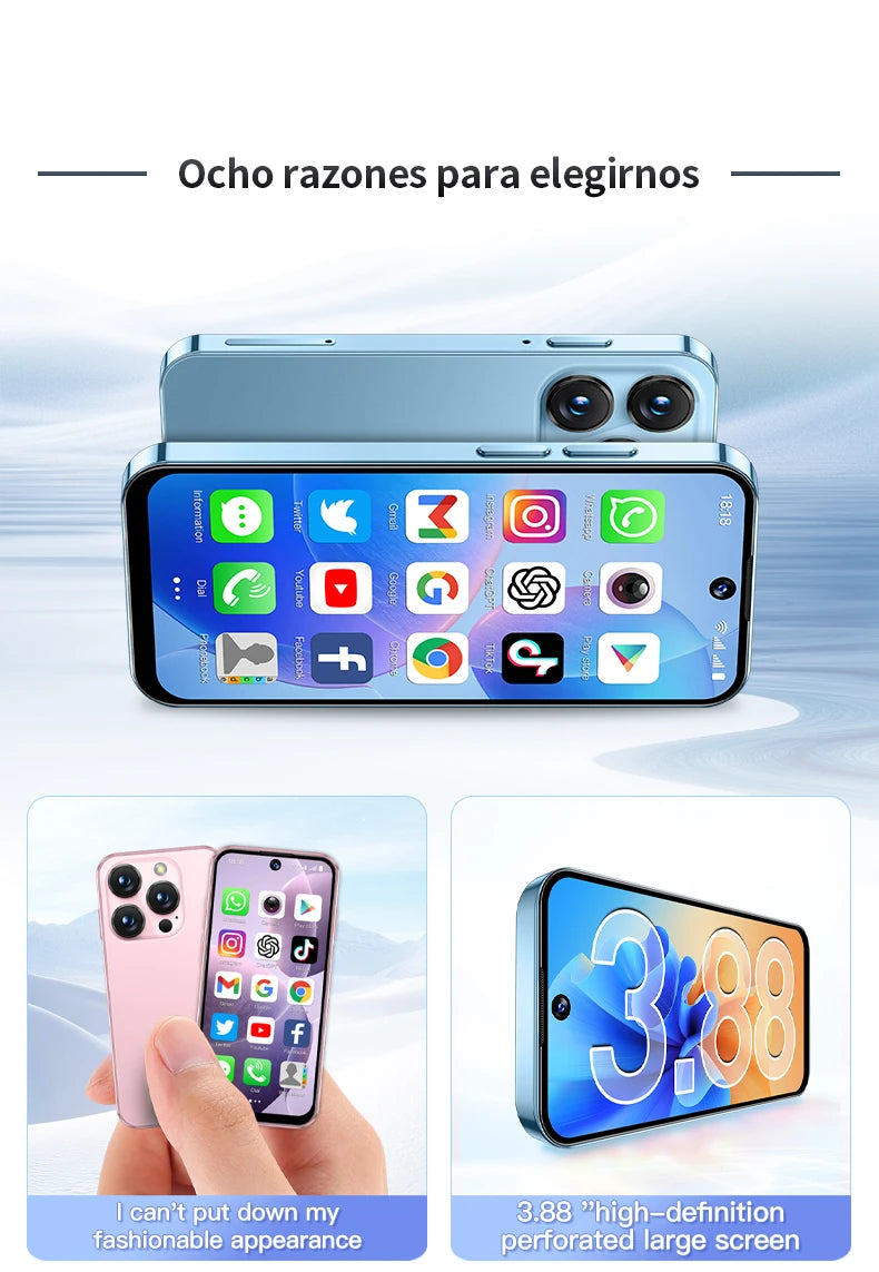 SOYES XS19 3G Smartphone 3.88inches MTK 2GB RAM 16GB ROM 5MP Camera Dual SIM Card Type-C Android Cellphone Face Unlock
