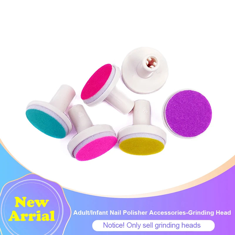 3Pcs/Set Newborn Manicure Accessories Grinding Head Baby Adult Use Baby Electric Nail Trimmer Applicable Variety Nail Sharpeners