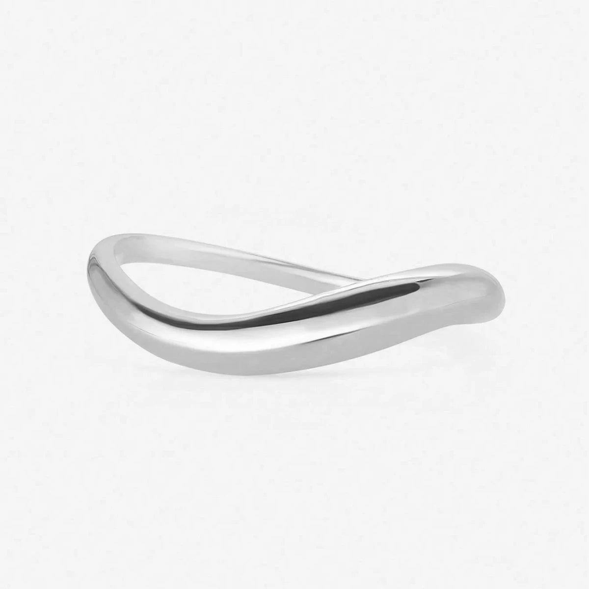 925 Sterling Silver Zircon Wave Shape Ring For Women Daily Wear Outfit Anniversary Engagement Party High Quality Fine Jewelry