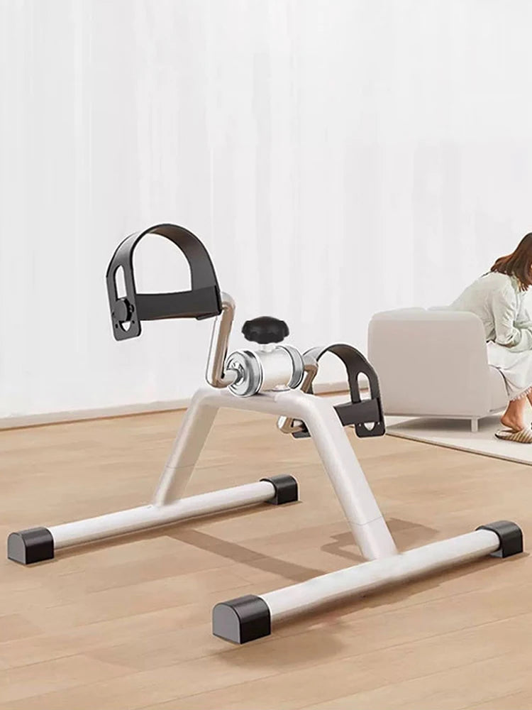 Portable Pedal Exerciser Mini Exercise Bike Adjustable Resistance Foot Peddler Machine Non Slip for Indoor Leg Rehabilitation