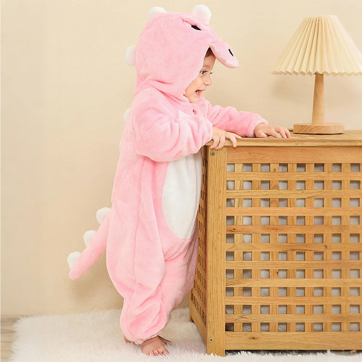 Baby Rompers Boy Winter Clothes Christmas Deer Costume Toddler Flannel Cosplay Overall Infant Girls Boys Jumpsuit 0-5 Years