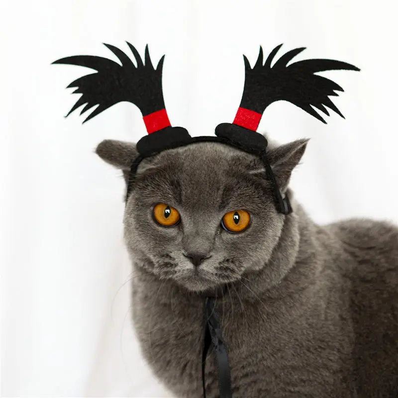 Pet Costume Funny Headwear for Cat Puppy Dog Halloween Photography Props Party Supplies Pet Accessories