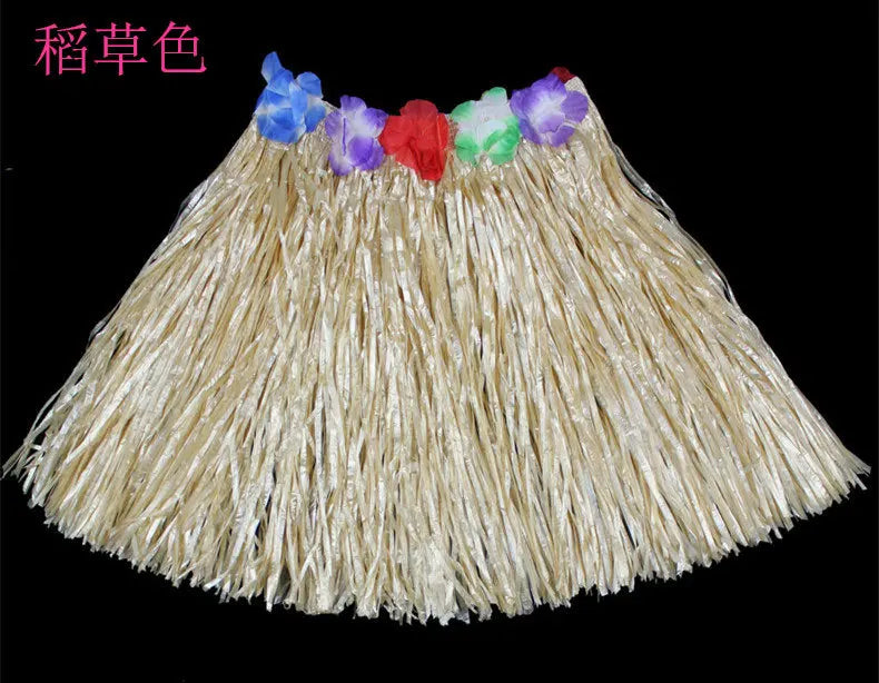 Halloween length30cmHula dance costume with garland for performance, Hawaiian children's hula outfit