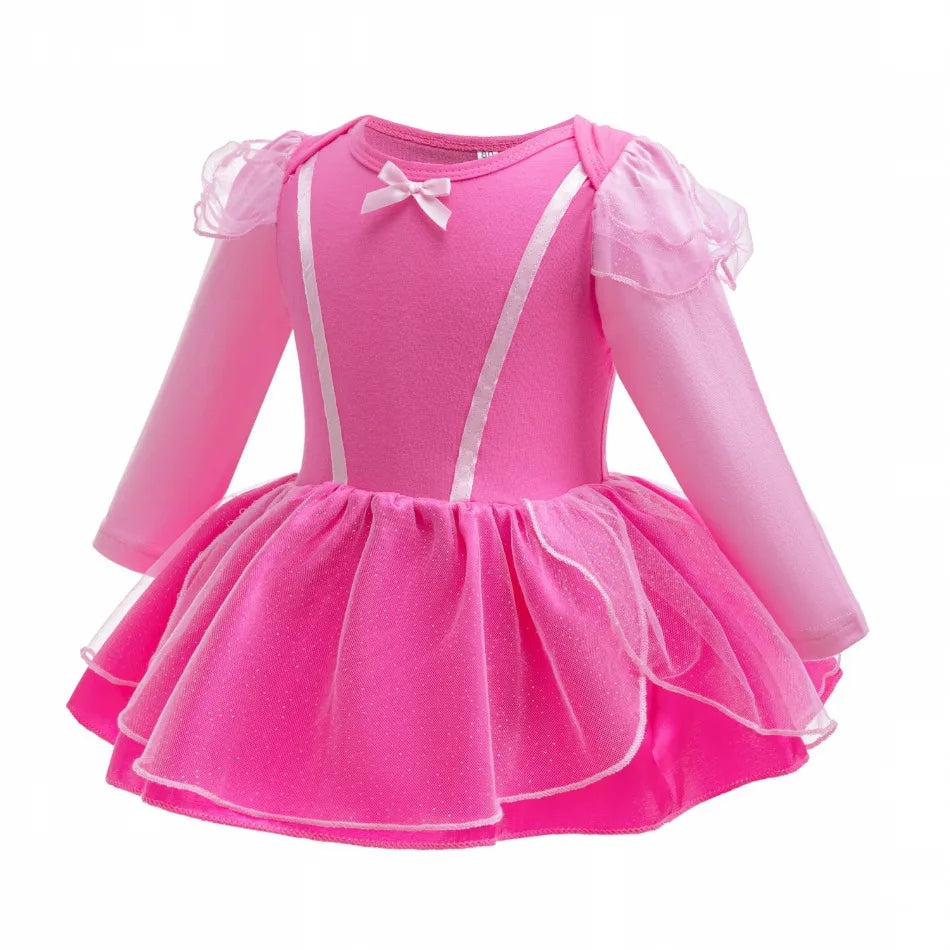 Baby Girls Princess Sofia Outfit Anna Elza Infant Baby Tutu Dress Kids Girls Costume Romper Aurora Belle Clothes Costumes Dress