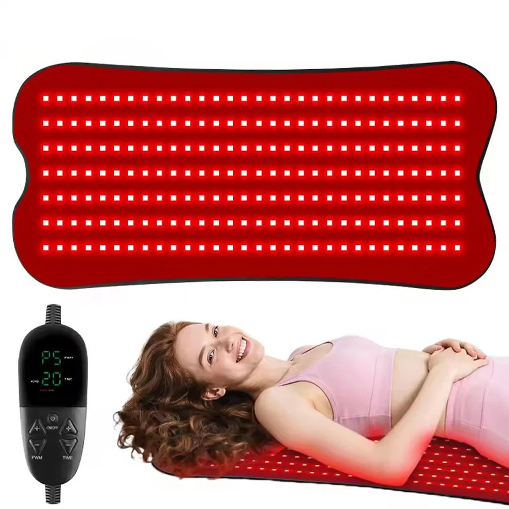 210 LEDs red Infrared Light Therapy Pad Beauty Devices portable 660nm 850nm Relax Pad for face,body back knee hands feet relief
