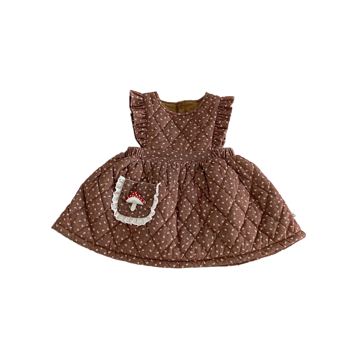 2026 New Winter Girls Embroidered Mushroom Fleece Jacket | Thick Warm Coat | Cute Outwear