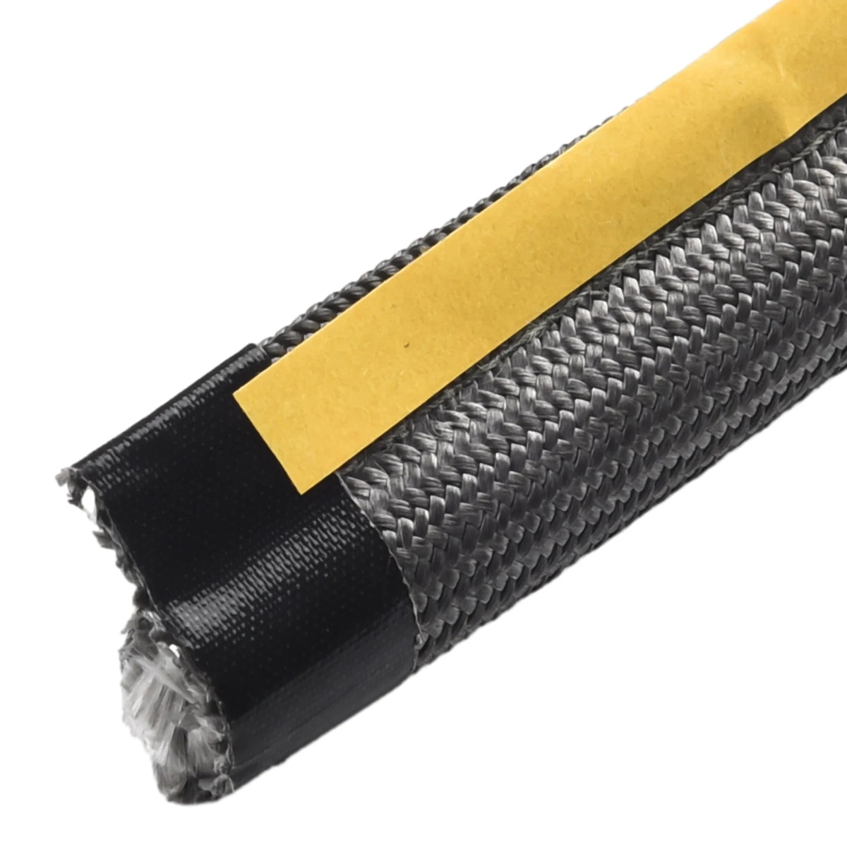 10mm Fireplace Sealing Rope Wood Burning Stove Door Self-Adhesive Fiberglass Sealing Cord Fire Resistant 2/3-m Black Gasket Tape