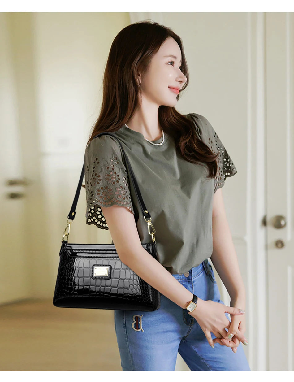 Luxury Designer Ladies Handbags High Quality Leather Shoulder Bags for Women 2026 Female Crossbody Bag Purses and Handbags Sac
