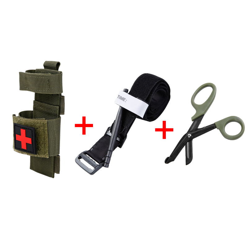 Camping Equipment Outdoor Tourniquet Fast Hemostasis Medical Emergency Tactical Military Exploration Operation Survival Kit